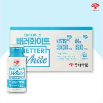 (투와이) 동화약품 배러화이트 글루타치온 음료 10개입_tw