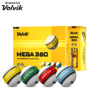 (투와이) 볼빅 메가 MEGA 360 3피스 골프공 고반발 360도 퍼팅라인_tw