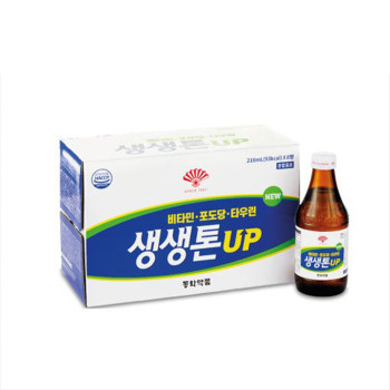 (투와이) 동화약품 부채표 생생톤업 자양강장제 타우린음료 파인애플맛 120ml 10개입_tw