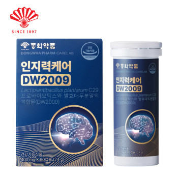 (투와이) 동화약품 케어랩 뇌&장 복합 케어 인지력케어 DW2009 60정_tw
