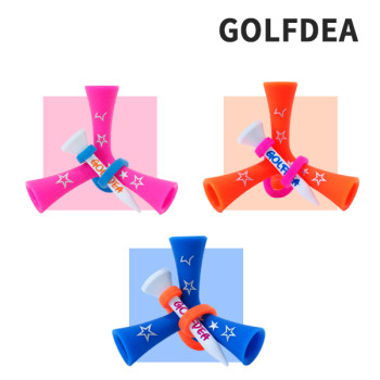 ●반려(MD): 원산지 재확인● (투와이) 골프디아 정품 NEW 티더라 삼발이티 SET 3색 [골프티]_tw