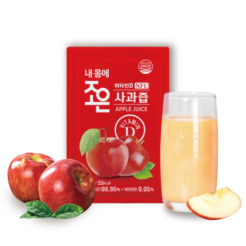 햇사과로 만든 NFC착즙 비타민D 사과즙 100ml*30포 * 2박스