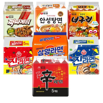 [라면 한정특가] 인기 봉지라면 7종 골라담기