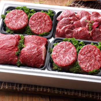 [농할][명][횡성한우] 정육 2호 2.4kg(불고기 1.2kg+국거리 600g+장조림 600g) [1등급이상]