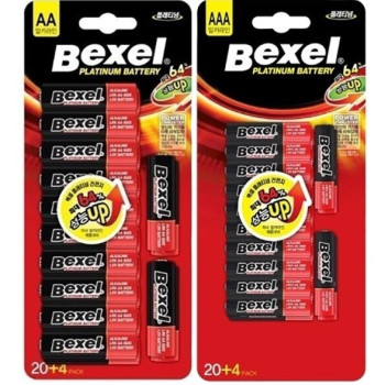 [백셀] 플래티넘 AA 24입 (고성능 전지) / AAA 24입 (고성능 전지)