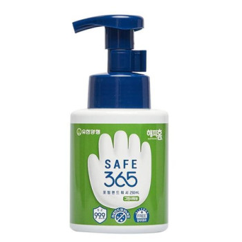 [유한양행] 해피홈 SAFE365 핸드워시 250ml 용기(그린샤워향) / 250ml 용기(핑크포레향)