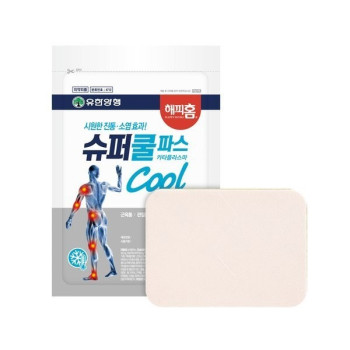 [유한양행] 해피홈 슈퍼쿨파스 5매