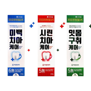 [이앤닥터] 미백케어 치약 200G / 시린치아케어 치약 200G / 잇몸구취 치약 200G