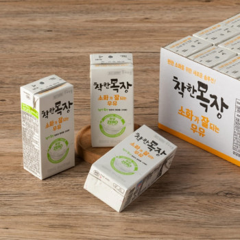 건국우유 착한목장 소화가 잘되는 우유 락토프리 190ml