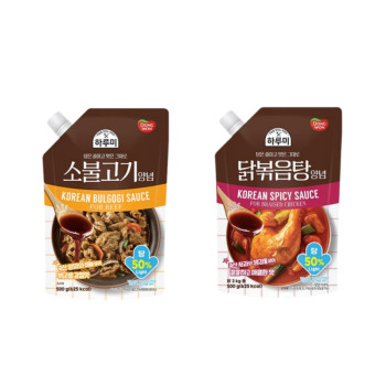 [동원] 하루미 소불고기양념 500g 2봉 + 닭볶음탕양념 500g 2봉