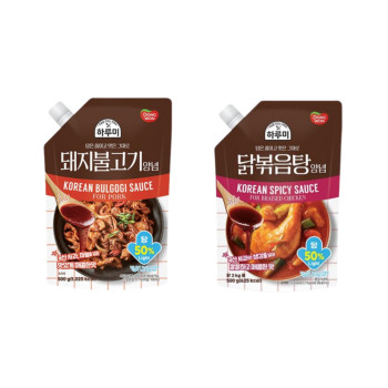 [동원] 하루미 돼지불고기양념 500g 2봉 + 닭볶음탕양념 500g 2봉