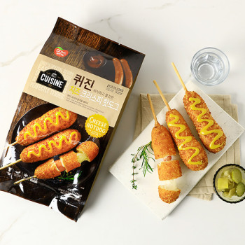 [동원] 퀴진 크리스피 치즈핫도그400g x 3개