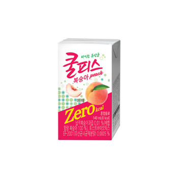 [동원] 쿨피스 제로 테트라 복숭아 140ml( 24입 )