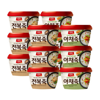 [동원] 양반 용기 전복죽 6개 + 야채죽 6개