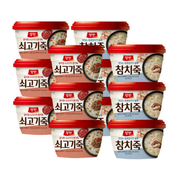 [동원] 양반 용기 쇠고기죽 6개 + 참치죽 6개