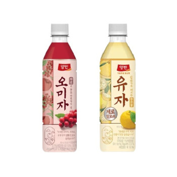 [동원] 양반 오미자 500mL 12병 + 유자 500mL 12병