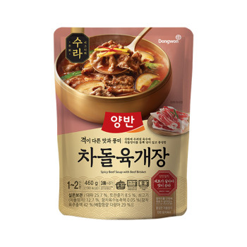 [동원] 양반 수라 차돌육개장 (460g×4봉)