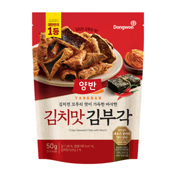 [동원] 양반 김치맛 김부각 50g x 6봉