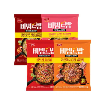 [동원] 비빔드밥 통새우삼선 볶음밥 420g 1개 + 비빔드밥 참치김치볶음밥 420g 1개 + 비빔드밥 매콤불낙지볶음밥 420g 1개