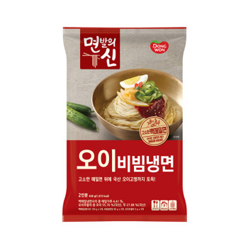 [동원] 면발의신 오이 비빔냉면 436g (2인) x 4개
