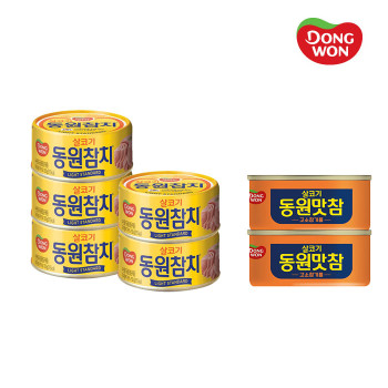 [동원] 라이트스탠다드 참치 85g 10캔 + 맛참 고소참기름 참치 90g 10캔