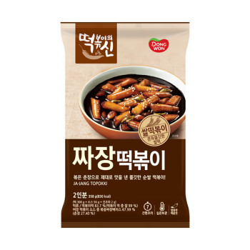 [동원] 떡볶이의신 짜장떡볶이 (2인) x 3개
