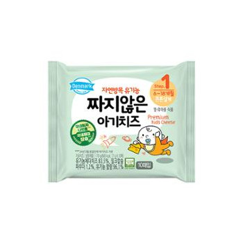 [동원] 덴마크 짜지않은 아기치즈 1단계 x 70매 (17g 10매*7봉)