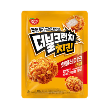 [동원] 더블크런치 핫플레이크 시즈닝 치킨 380g x 3개