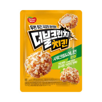[동원] 더블크런치 사워크림&어니언 시즈닝 치킨 380g x 3개
