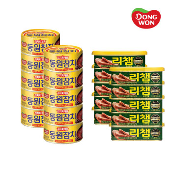 [동원] 김치찌개용참치 (150g×10캔)+리챔 (120g×10캔)