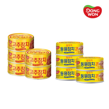 [동원] 고추참치 (85g×6캔)+콘참치 (85g×6캔)