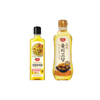 [동원] 건강요리유 480ml 2병 + 요리 올리고당 700ml 1병