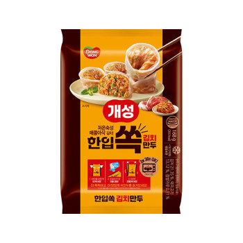 [동원] 개성 한입쏙만두 김치 168g (트레이) x 5개
