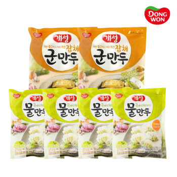 [동원] 개성 물만두 (500g×4봉)+개성 군만두 잡채 (600g×2봉)