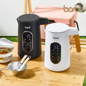 [보랄] BIG LCD 디지털 이중 통스텐 전기주전자 1.7L BR-701D
