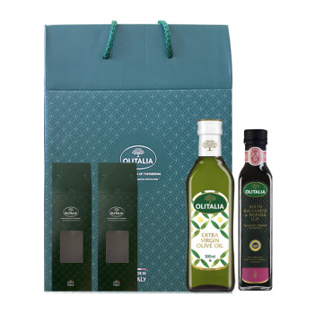 올리타리아 선물세트_엑스트라버진 올리브유 500ml 1개+발사믹식초 1그레이프 250ml 1개