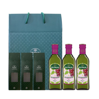 올리타리아 선물세트_포도씨유 500ml 3개
