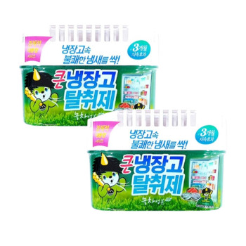 산도깨비 냉장고탈취제 냄새제거 녹차향 420g, 2개