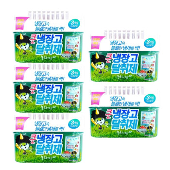 산도깨비 냉장고탈취제 냄새제거 녹차향 420g, 5개