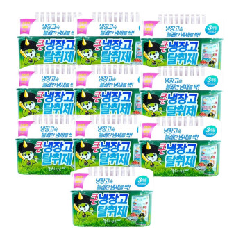 산도깨비 냉장고탈취제 냄새제거 녹차향 420g, 10개