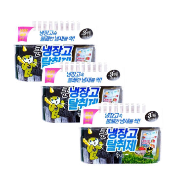 산도깨비 냉장고탈취제 냄새제거 숯향 420g, 3개
