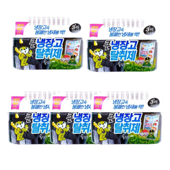 산도깨비 냉장고탈취제 냄새제거 숯향 420g, 5개