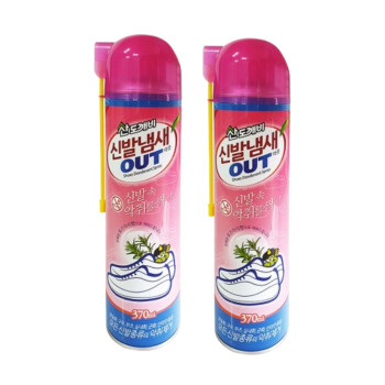 산도깨비 신발냄새아웃 탈취제 370ml, 2개