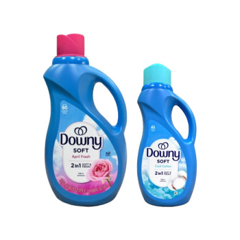 다우니 고농축 섬유유연제 에이프릴프레쉬 1.97L 1개+쿨코튼 1.31L 1개