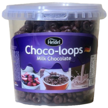 하이델 밀크 초코룹스 초코링 시리얼 그릭요거트 토핑 아이스크림 디저트 650g, 1개