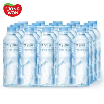 [동원] 동원샘물(무라벨) 500mL x 20병/40병/60병/80병