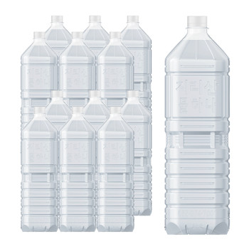 [지리산물하나] ECO 무라벨 2L × 12병/24병/36병