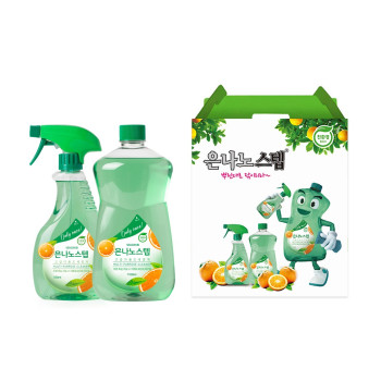 [은나노스텝] 시즌3 다용도 세정제 2종(550ml+1100ml)
