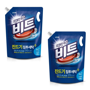 비트 액체세제 1.45L 캡리필 (일반&드럼겸용) x 2개