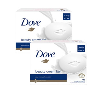 도브 뷰티 크림 바(화이트) 90g 8입 (4입 x 2세트)